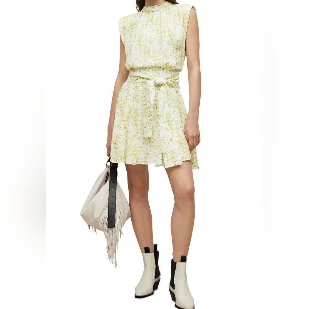 All Saints Rhys Amanzi Mini dress size 10 NWT